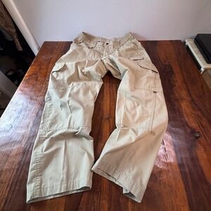 Vintage Propper Tactical Cargo Pants Womens 12 Khaki Tan Ripstop Gorpcore